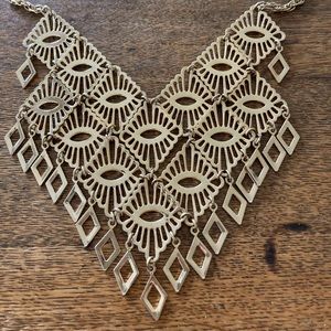Sarah Coventry Mandarin Magic Bib Necklace